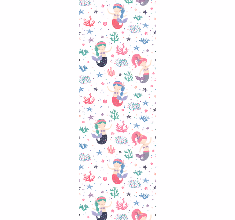 Store enrouleur chambre enfant aventure sous-marine sirènes - TenStickers