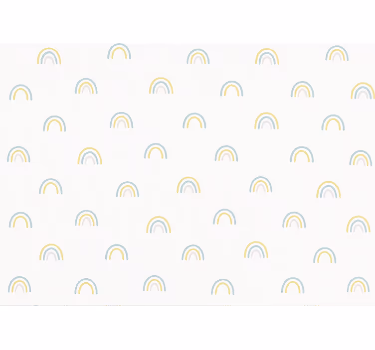 Store enrouleur chambre enfant arcs-en-ciel pastel dispersés - TenStickers