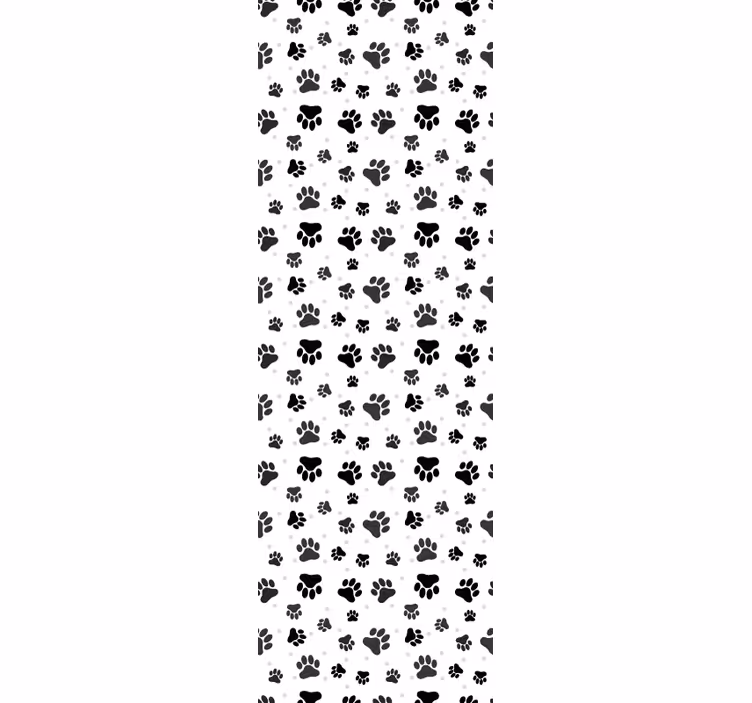 Store enrouleur chambre enfant motif pattes d'animaux - TenStickers