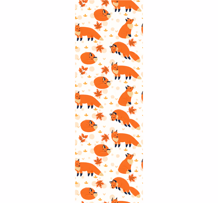 Store enrouleur chambre enfant renards magnifiques - TenStickers