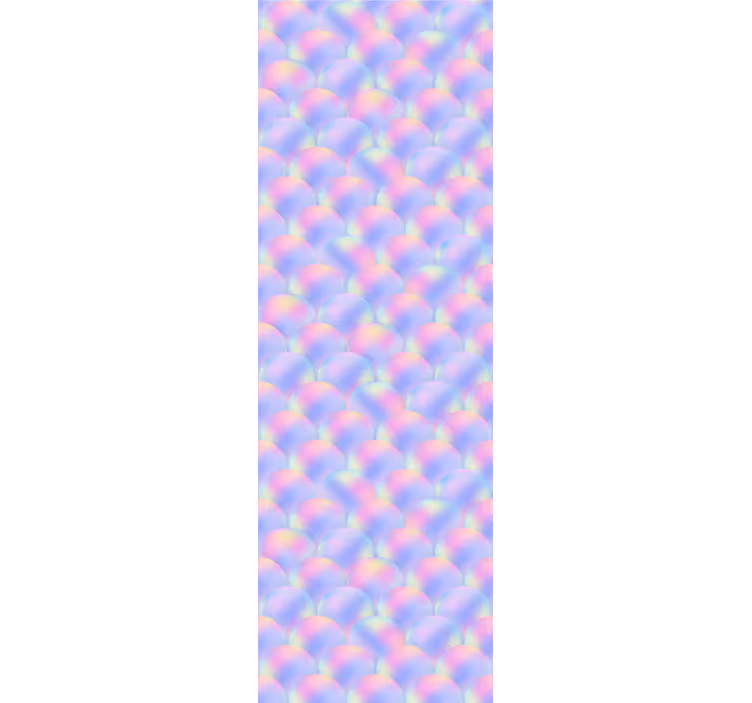 Store enrouleur chambre enfant écailles de sirène multicolores - TenStickers