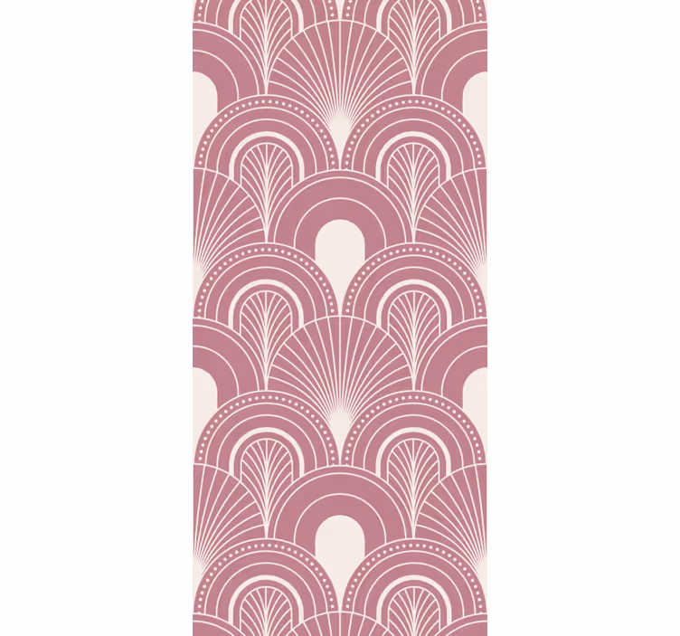 Store enrouleur bureaux style décor arc rose gold - TenStickers