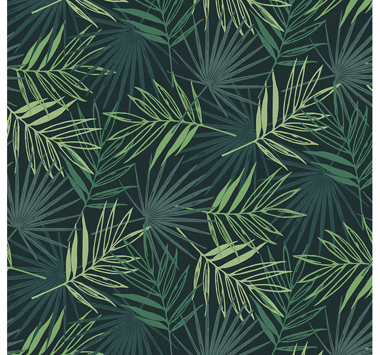Store enrouleur bureaux motif tropical mélangé - TenStickers