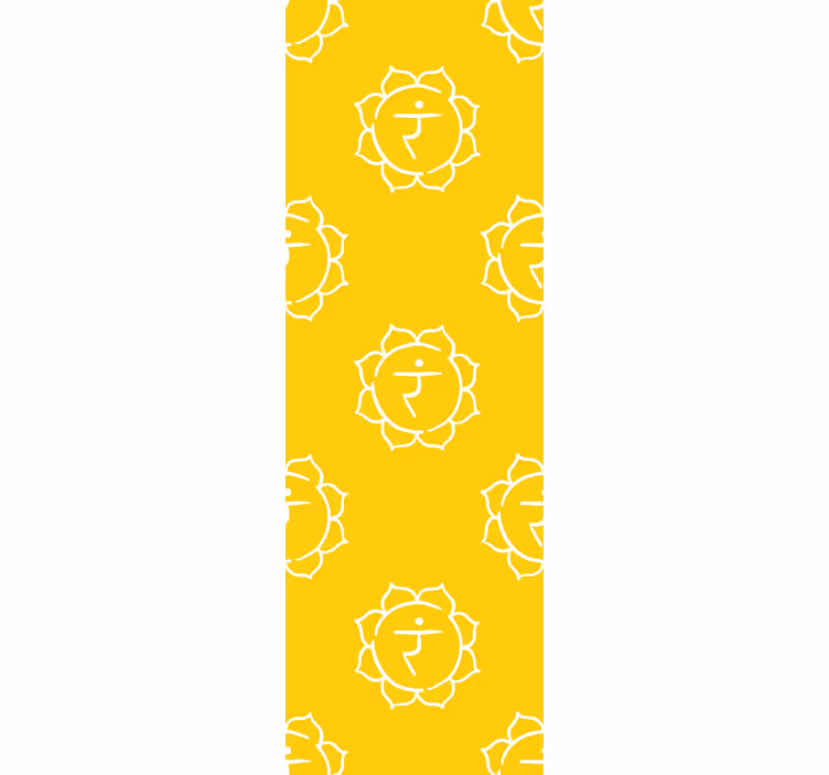Store enrouleur bureaux symbole du chakra du plexus solaire - TenStickers
