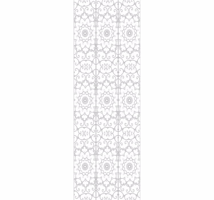 Store enrouleur bureaux motif floral - TenStickers