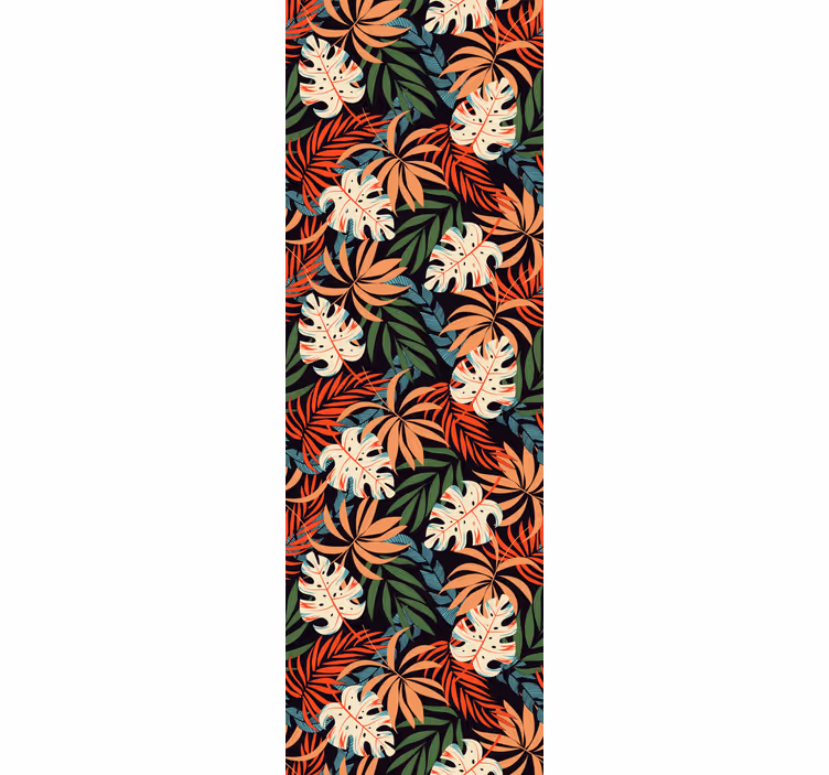 Store enrouleur bureaux plantes tropicales jungle - TenStickers