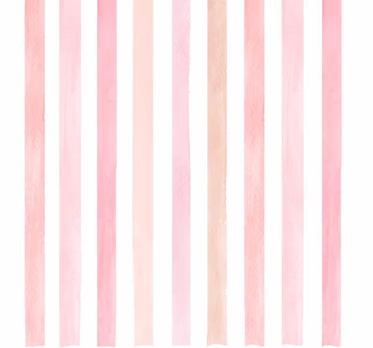 Store enrouleur bureaux rayures roses aquarelle - TenStickers