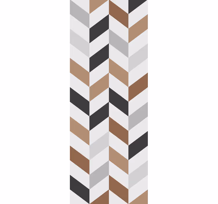 Store enrouleur pour chambre ado motif chevrons abstraits - TenStickers