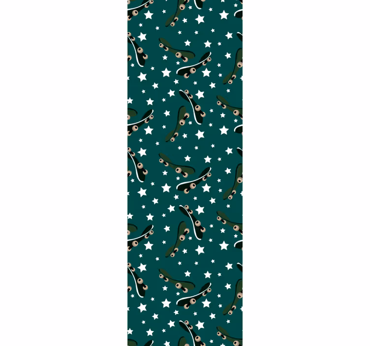 Store enrouleur pour chambre ado skate et Étoiles - TenStickers