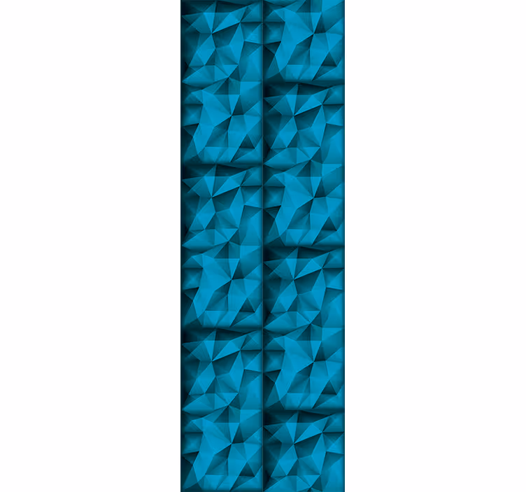 Store enrouleur pour chambre ado profondeurs bleues 3d - TenStickers