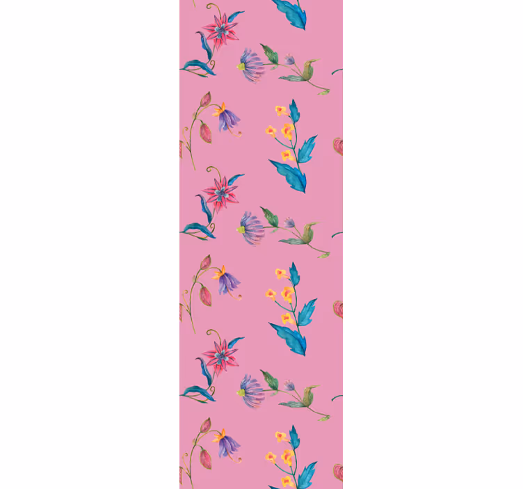 Store enrouleur pour chambre ado jardin dessiné éclectique - TenStickers