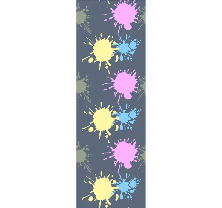 Store enrouleur pour chambre ado mur multicolore - TenStickers