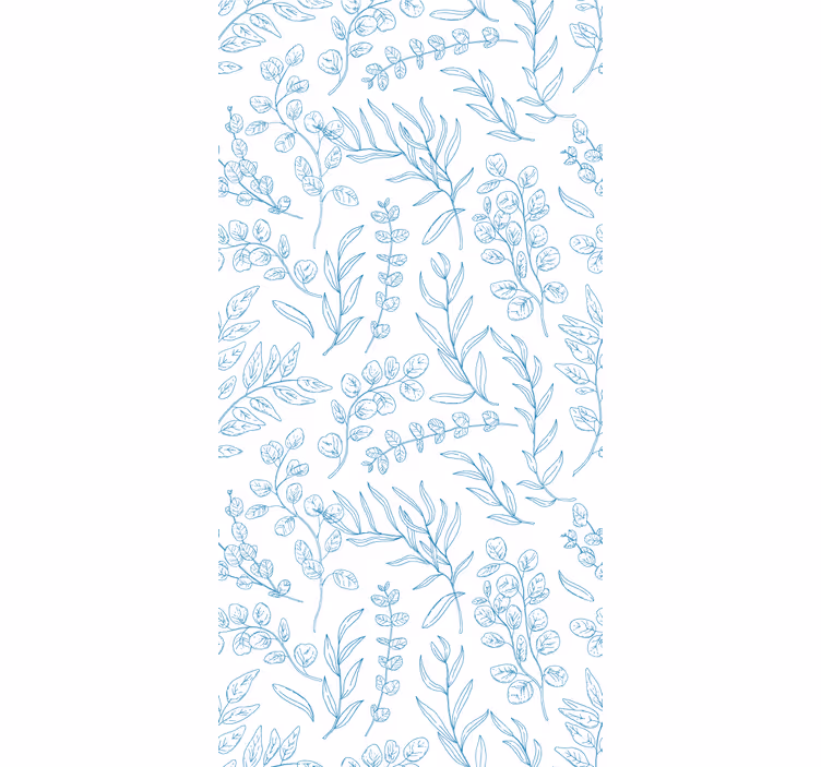 Store enrouleur pour chambre ado plantes fines - TenStickers