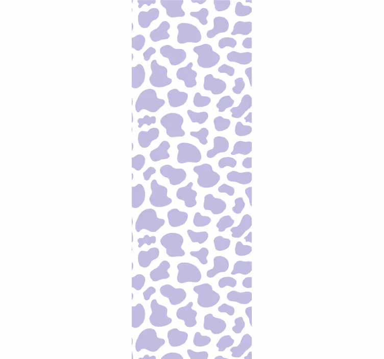 Store enrouleur pour chambre ado motif vache mauve - TenStickers
