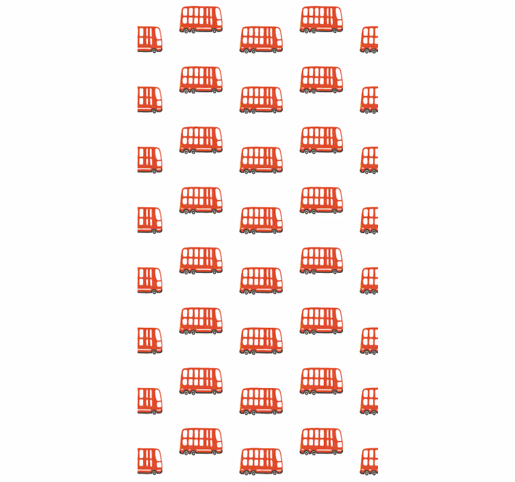 Store enrouleur pour chambre ado motif bus de londres - TenStickers