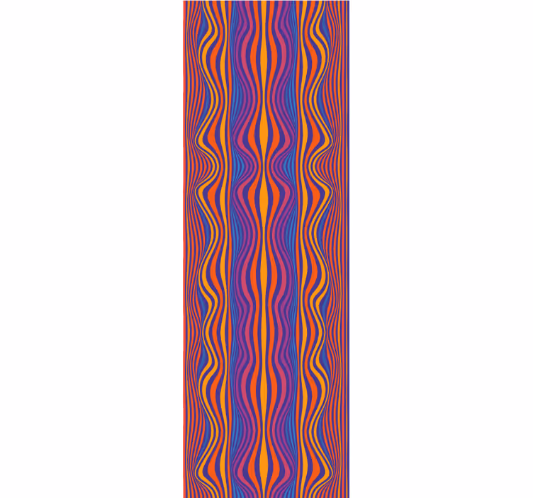 Store enrouleur pour chambre ado lignes psychédéliques - TenStickers
