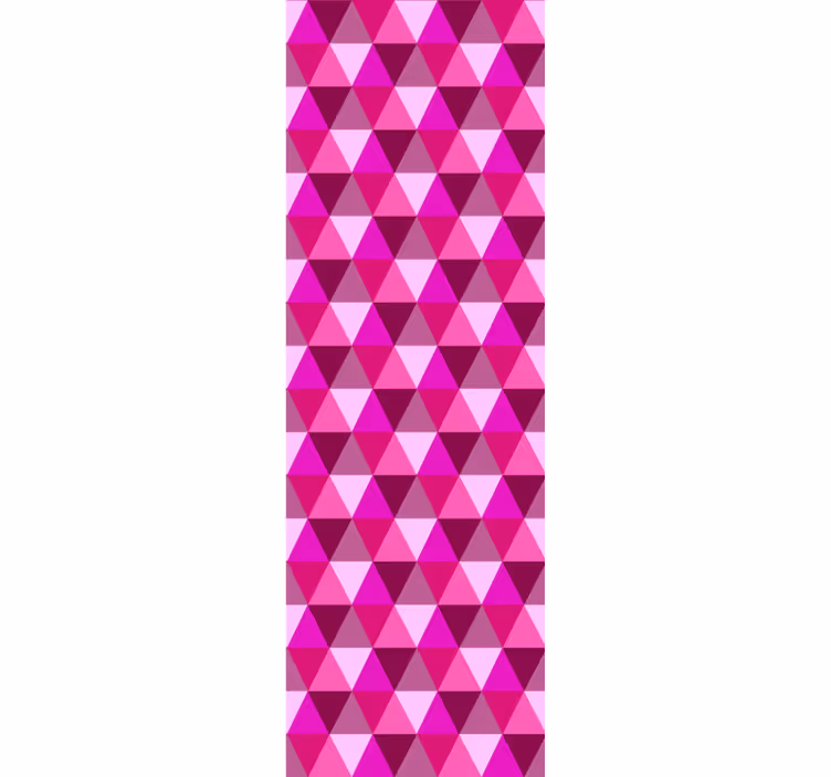 Store enrouleur pour chambre ado géométrique fuchsia - TenStickers