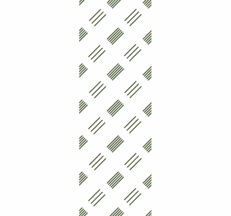 Store enrouleur moderne design vert et blanc - TenStickers