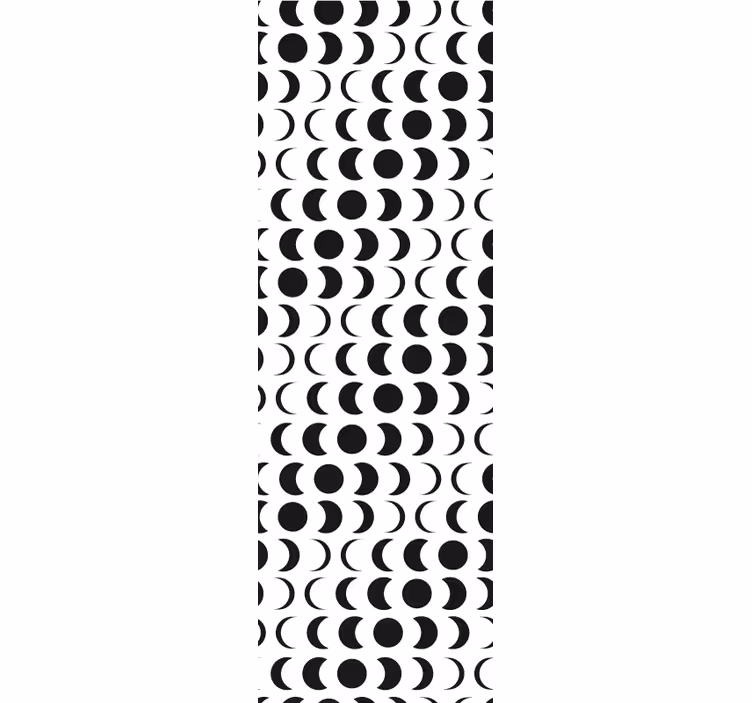 Store enrouleur moderne motif lune minimaliste - TenStickers