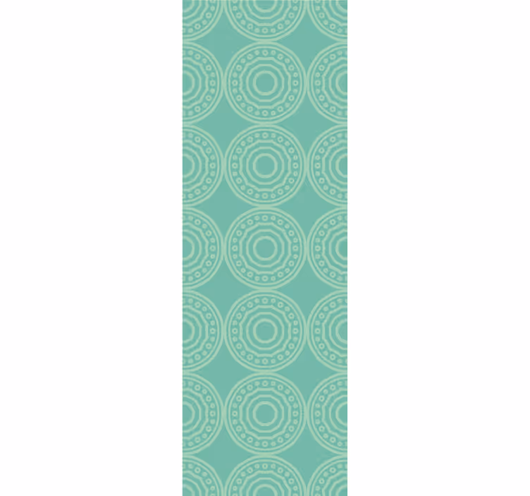 Store enrouleur moderne motif circulaire éclectique - TenStickers