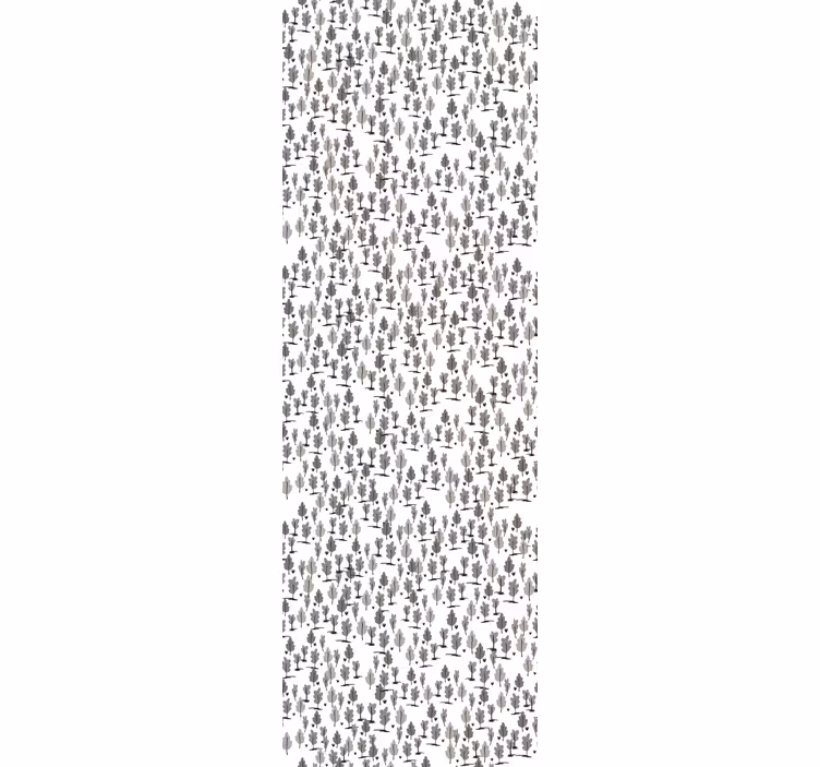 Store enrouleur moderne motif arbres kinfolk - TenStickers