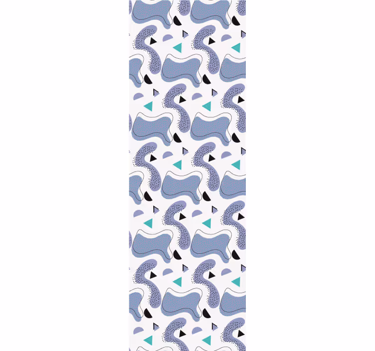 Store enrouleur moderne modèle memphis sur fond blanc - TenStickers