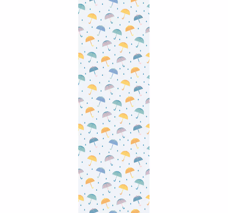 Store enrouleur moderne fond de parapluies colorés amusants - TenStickers