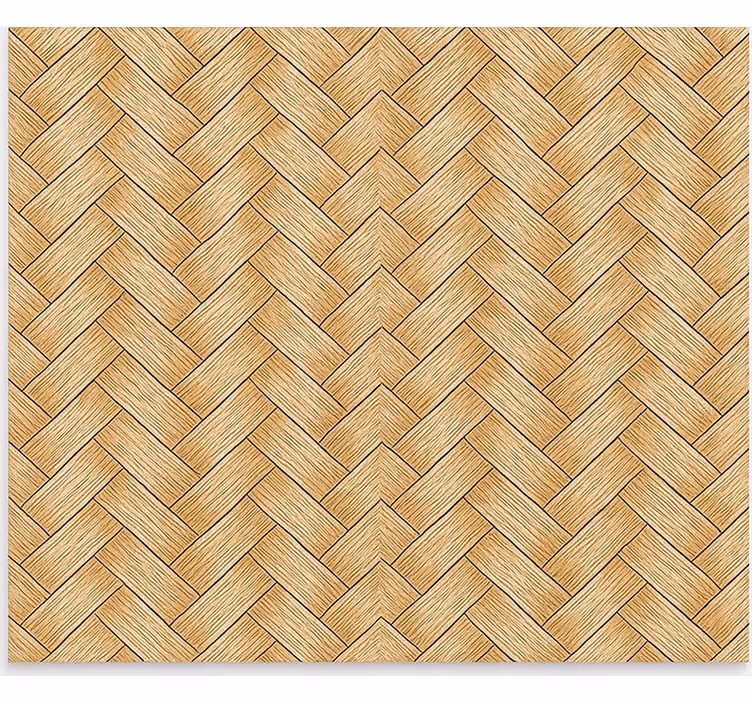 Store enrouleur textures et motifs tressage râteau classique - TenStickers
