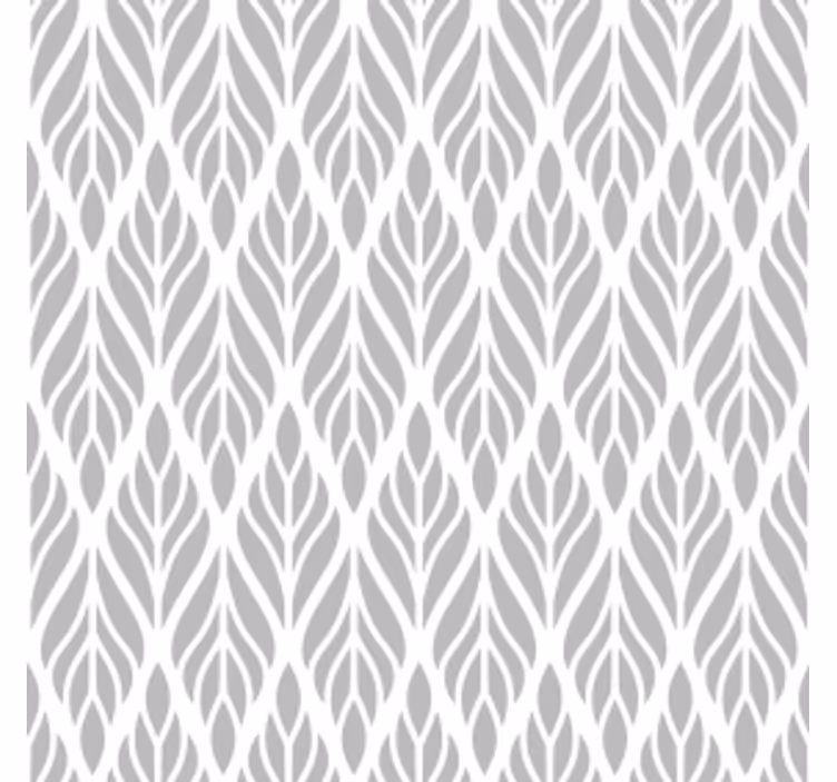 Store enrouleur gris motif floral ethnique - TenStickers