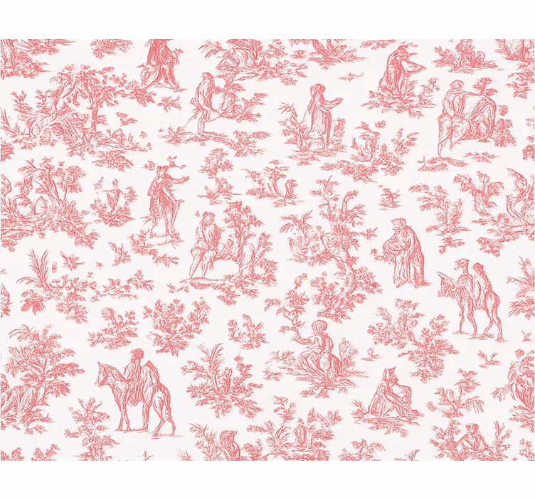 Store enrouleur rose design vintage campagnard - TenStickers
