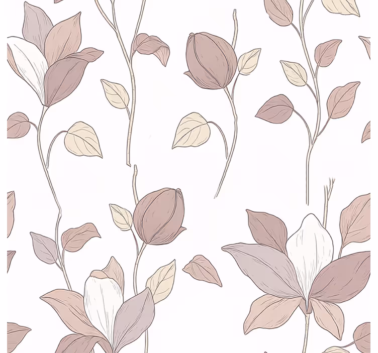 Store enrouleur rose floral - TenStickers