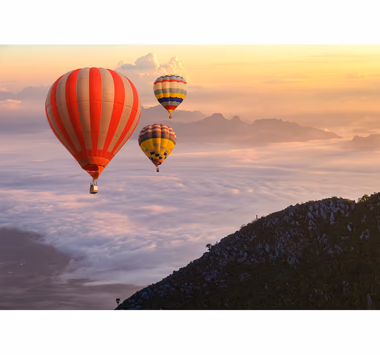 Store enrouleur cuisine ballons de baudruche dans le ciel - TenStickers