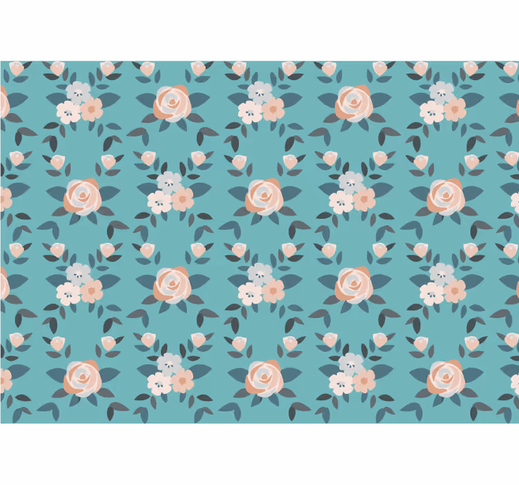 Store enrouleur cuisine pastel multicolore roses - TenStickers