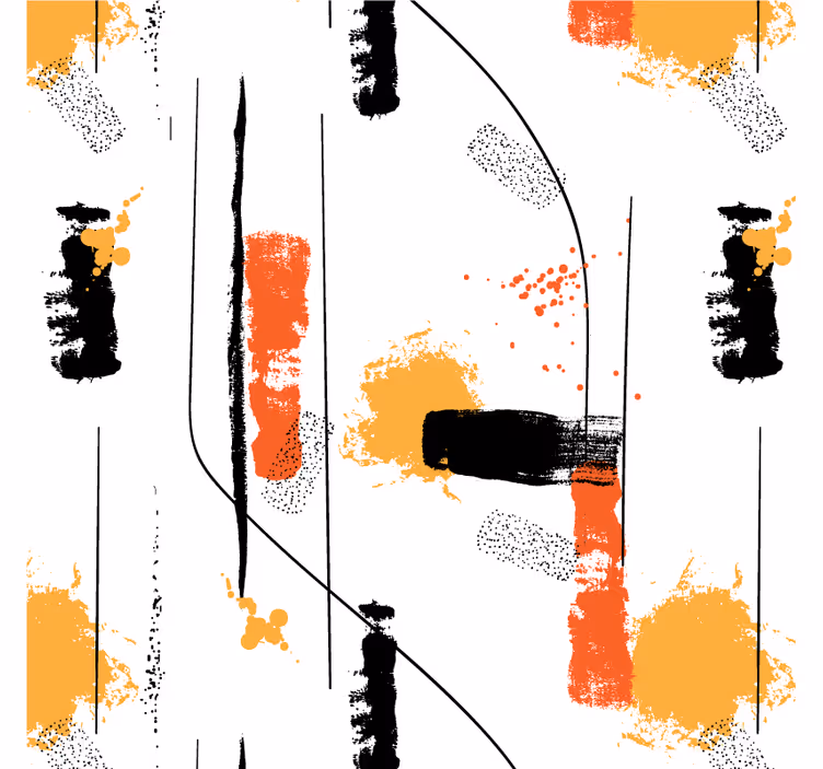 Store enrouleur bureau design abstrait linéaire - TenStickers