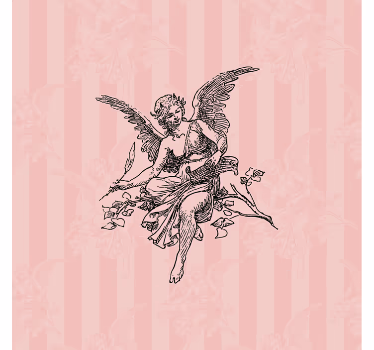 Store enrouleur bureau design toile de jouy - TenStickers