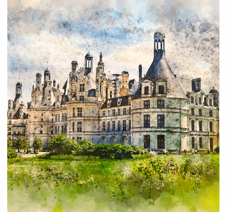 Store enrouleur bureau château français - TenStickers