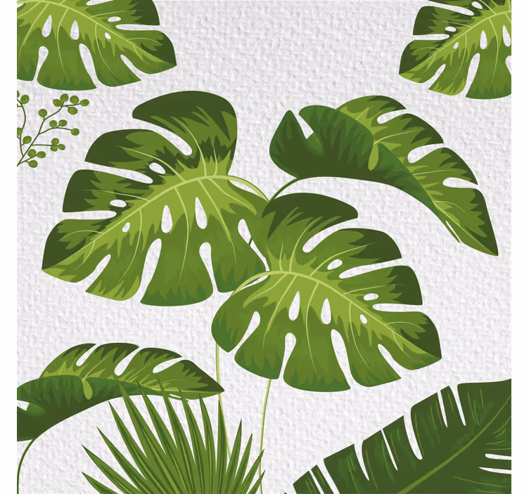 Store enrouleur bureau feuille de monstera - TenStickers