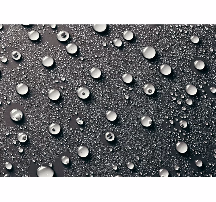Store enrouleur noir fond de salle de bain gris - TenStickers