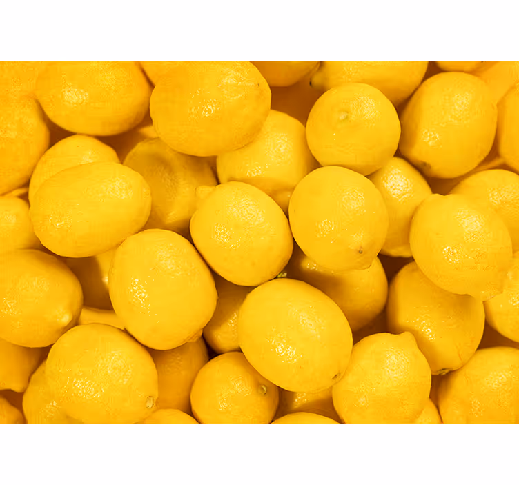 Store enrouleur jaune citrons décoratif - TenStickers