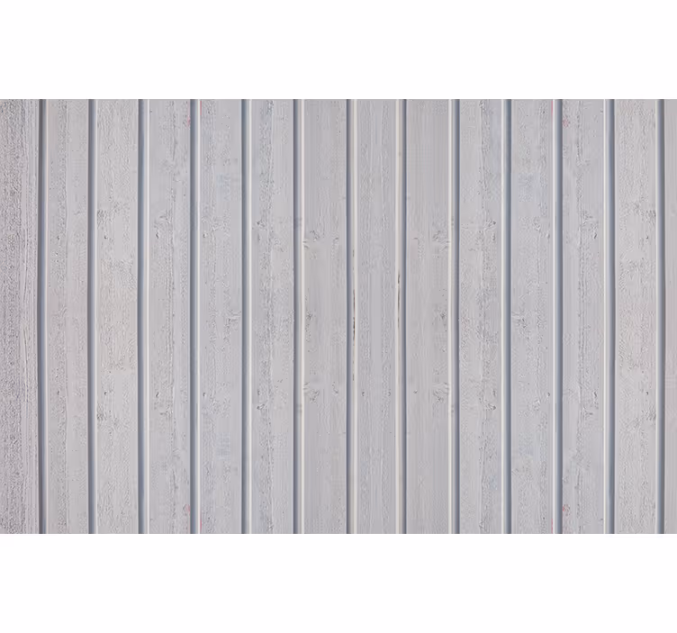 Store enrouleur gris lattes de bois blanches - TenStickers