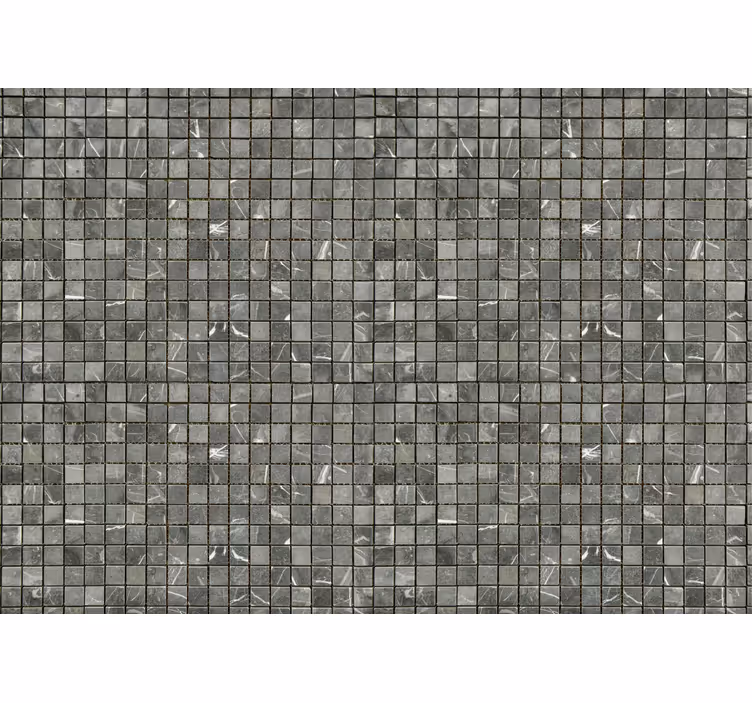 Store enrouleur gris motifs carreaux noirs - TenStickers