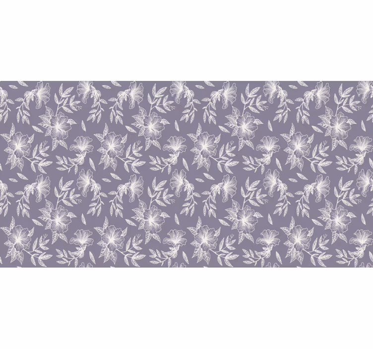 Store enrouleur violet floral lilas - TenStickers