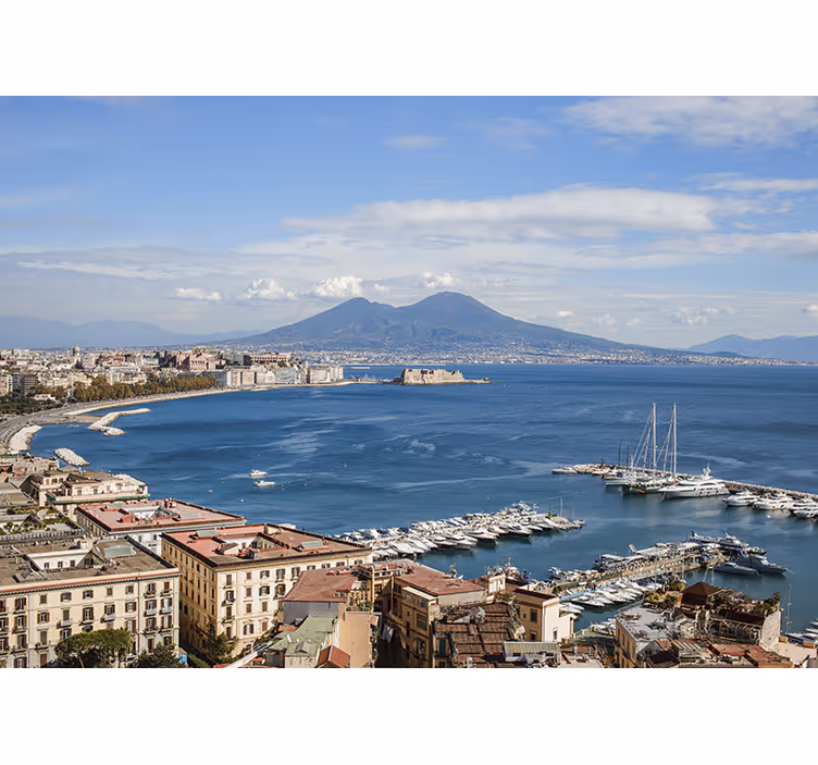 Store enrouleur bureau golfe de naples - TenStickers