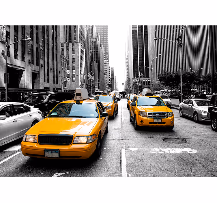 Store enrouleur bureau taxi de new york - TenStickers
