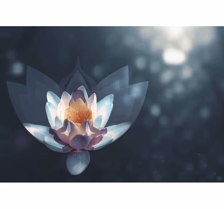 Store enrouleur bureau fond de méditation relaxant - TenStickers