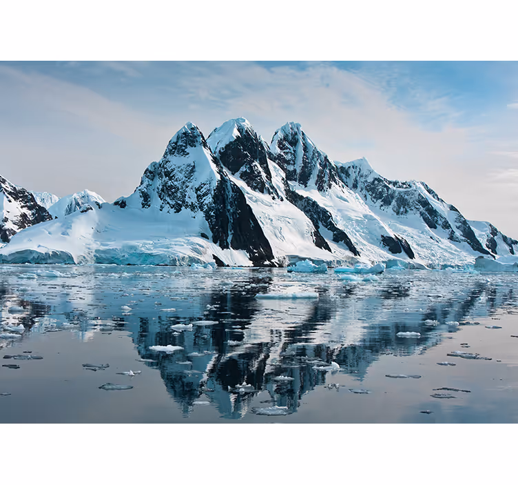 Store enrouleur bureau iceberg caché en 3d - TenStickers