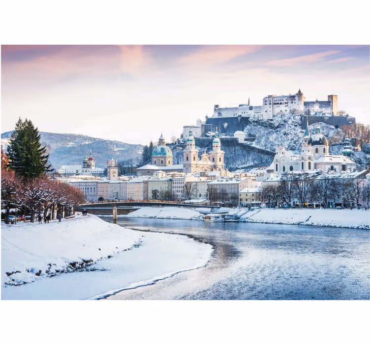 Store enrouleur bureau salzburg hiver - TenStickers