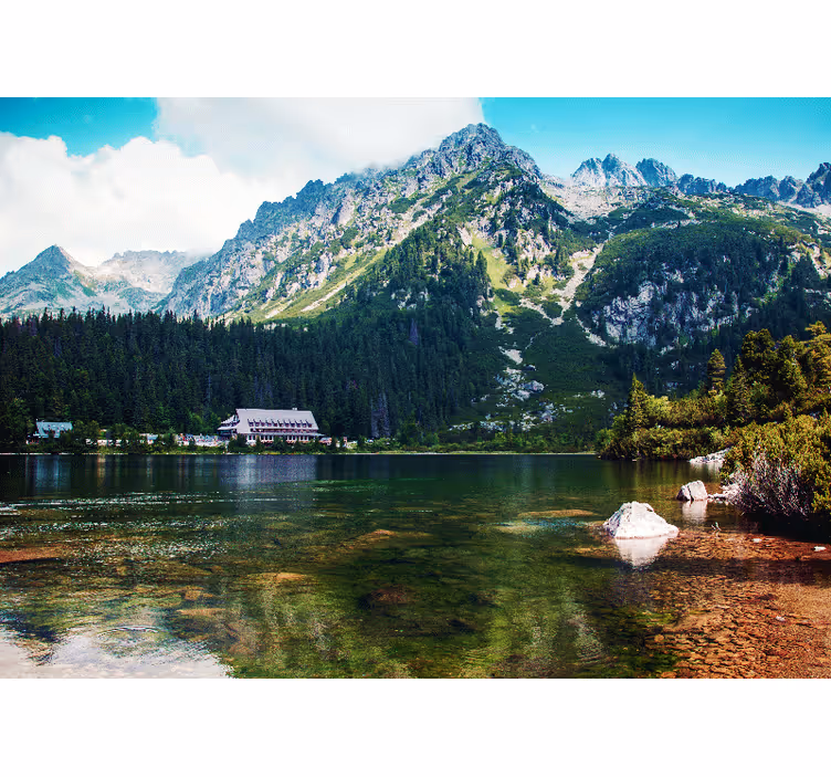 Store enrouleur bureau lac des tatras polonais - TenStickers