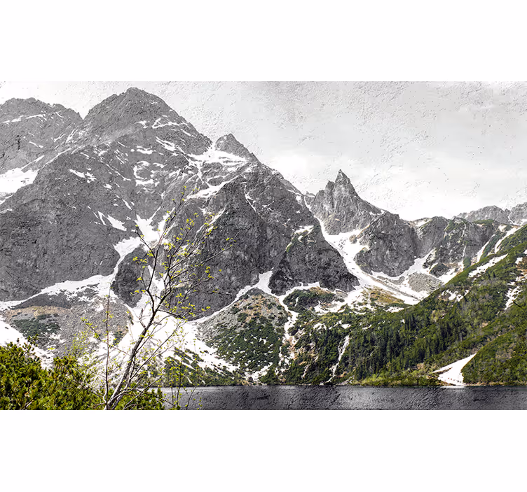 Store enrouleur bureau montagne polonaise zakopane - TenStickers