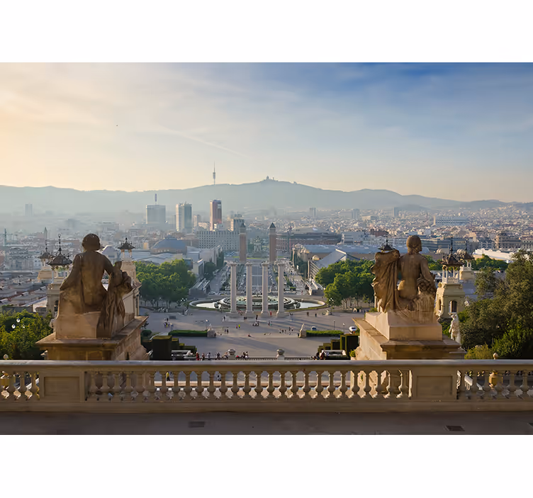 Store enrouleur bureau fontaine de montjuïc - TenStickers